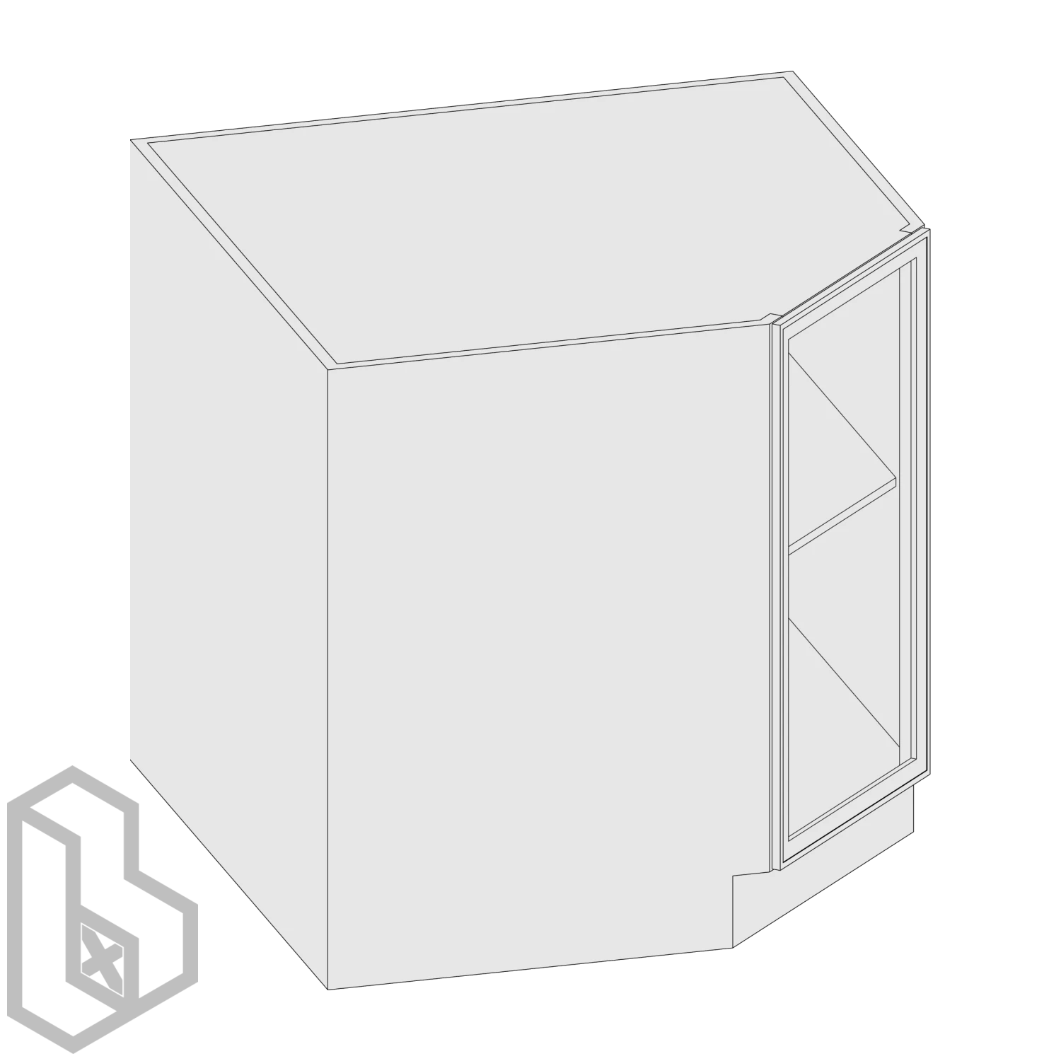 Cabinet C Base Chamfer - Image 2