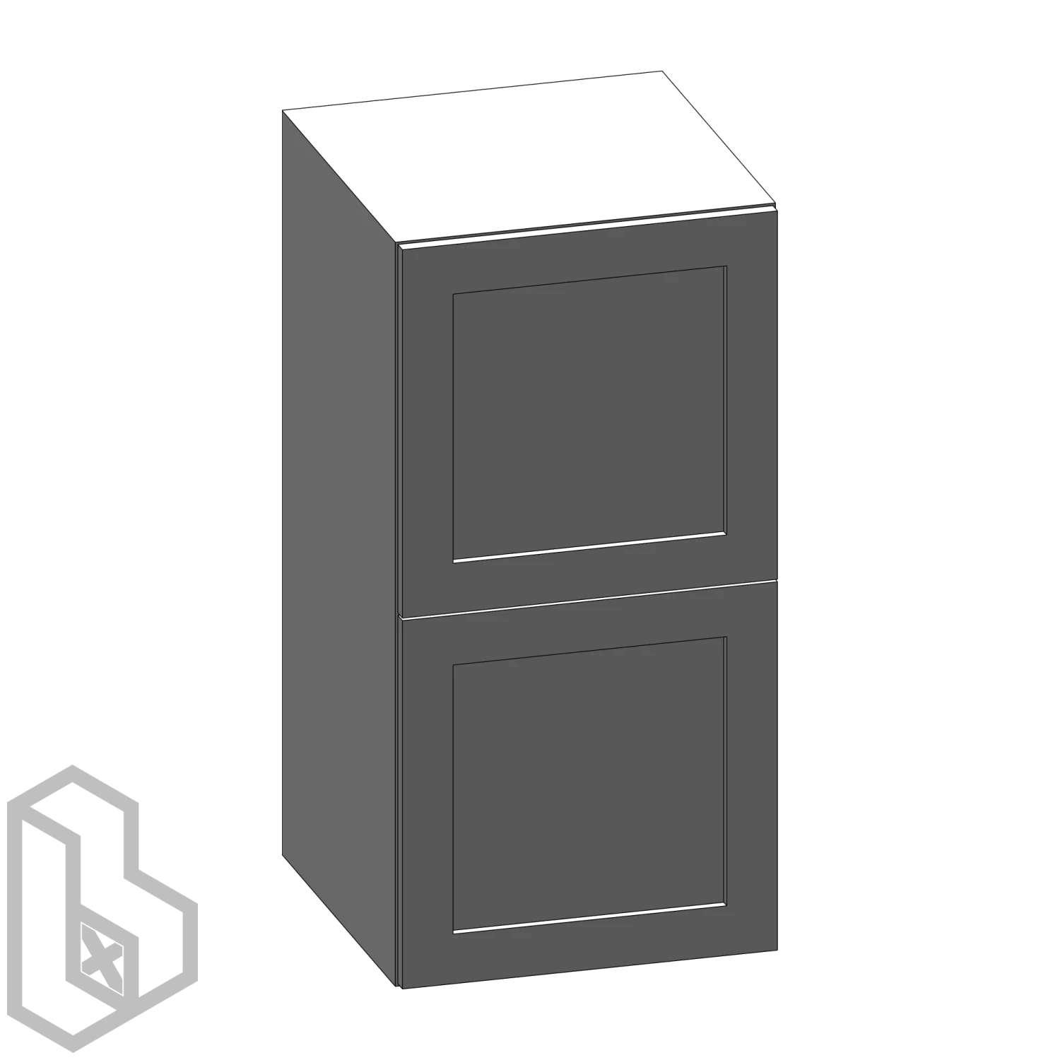 Cabinet D Top Rectangle Double HZ
