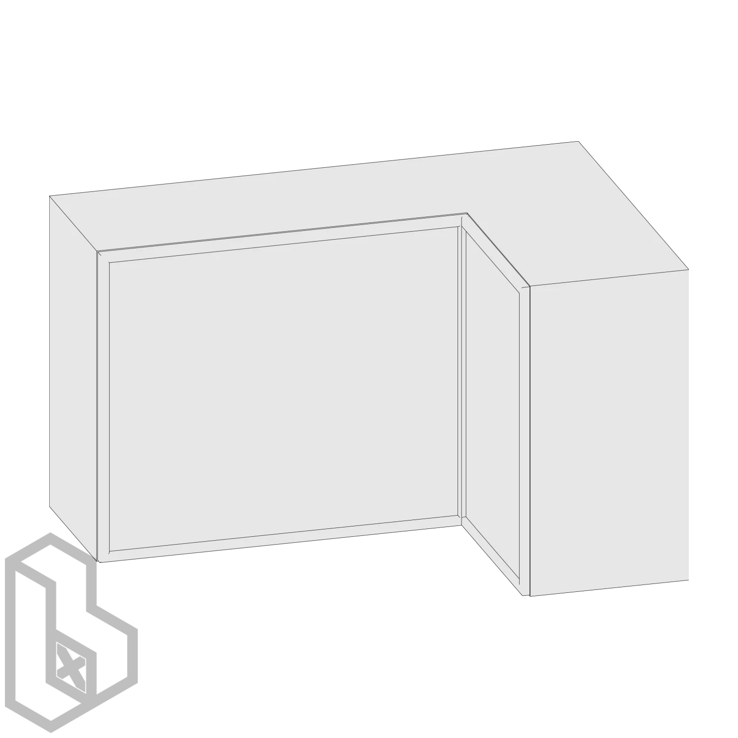 Cabinet E Top Corner - Image 2