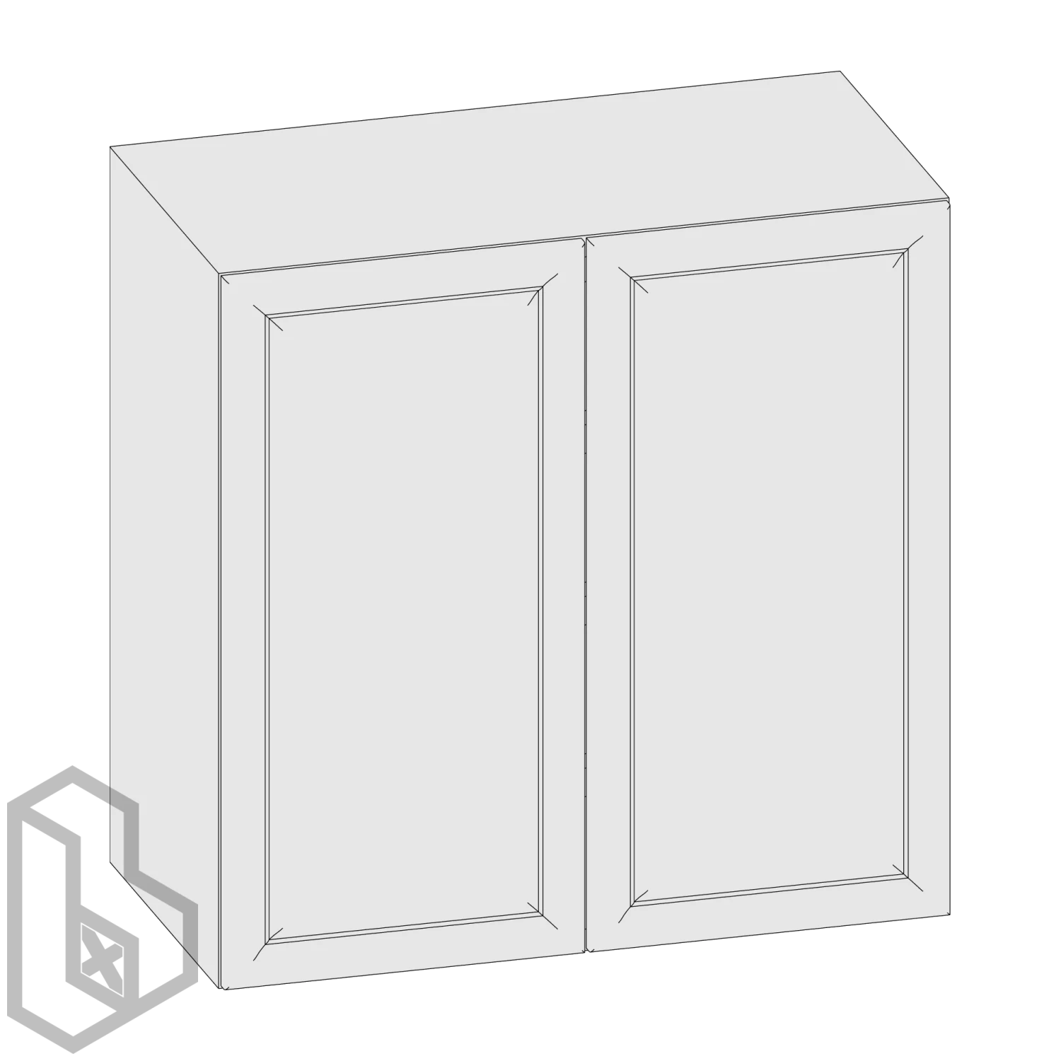 Cabinet F Top Rectangle Double - Image 2
