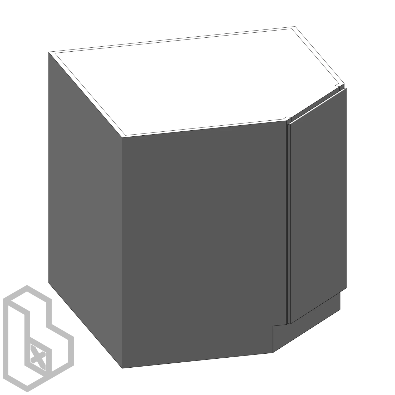 Cabinet I Base Chamfer