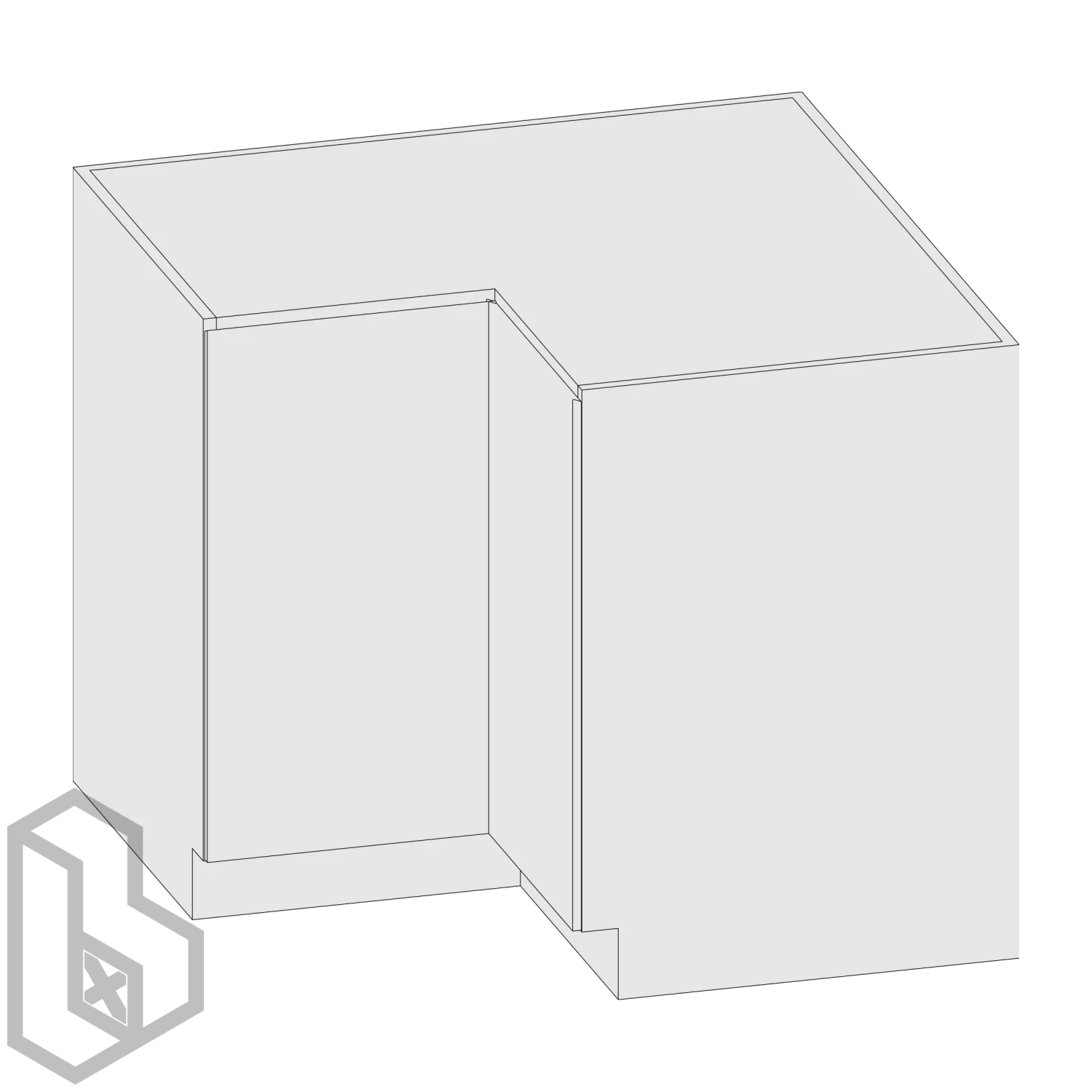 Cabinet I Base Corner - Image 2