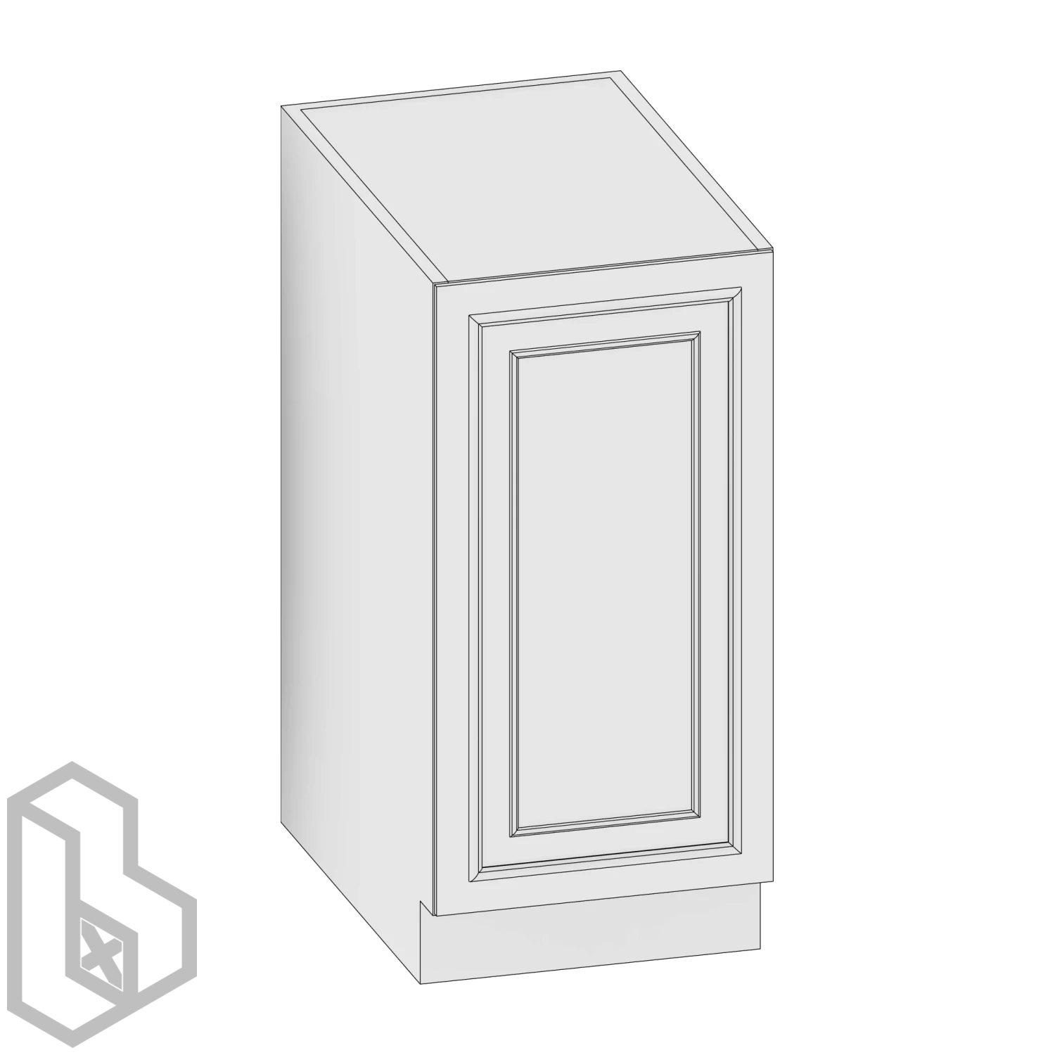 Cabinet J Base Rectangle - Image 2