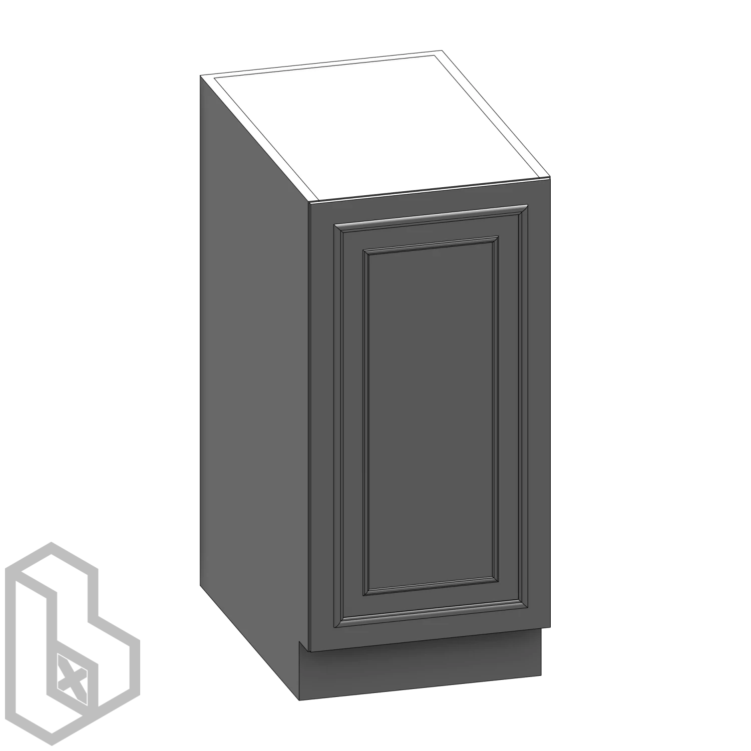 Cabinet J Base Rectangle