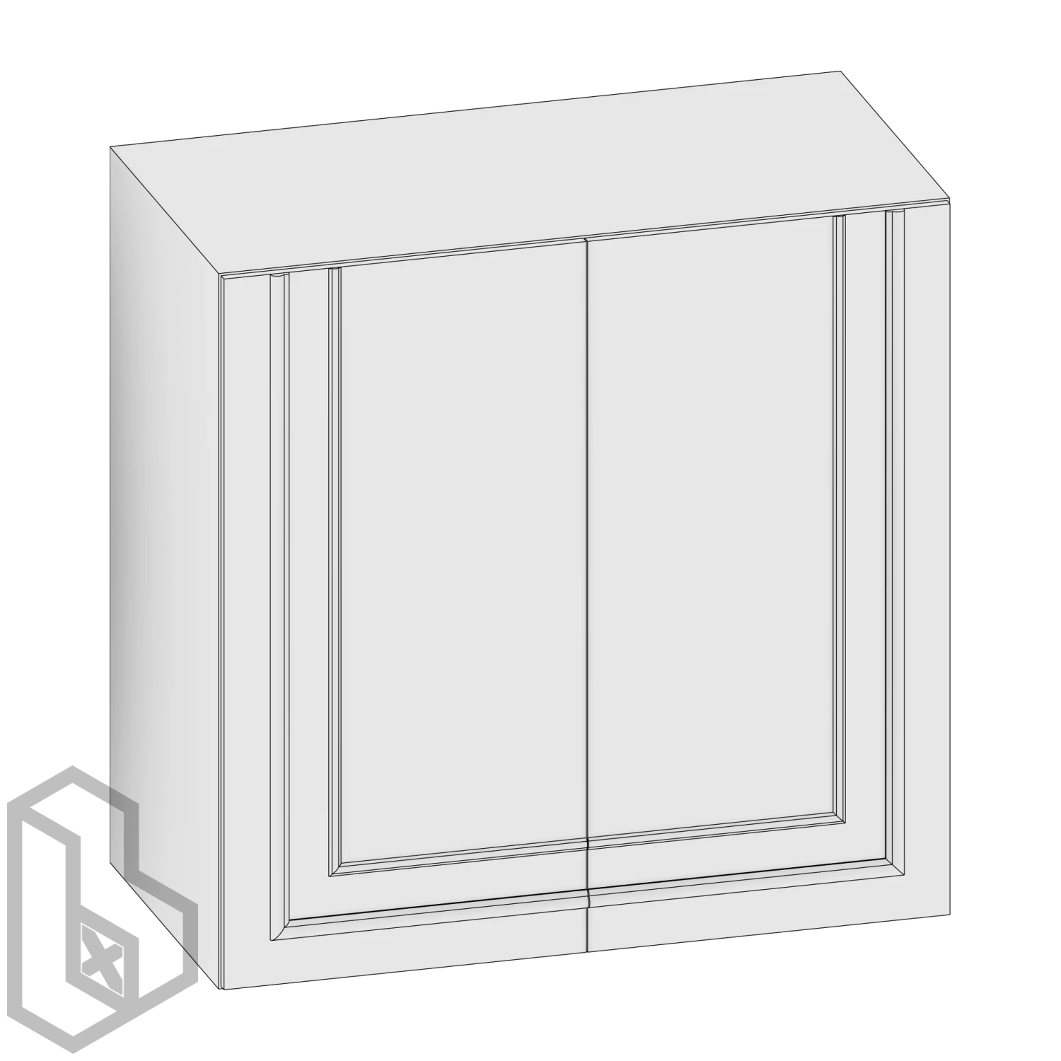Cabinet K Top Rectangle Double B - Image 2