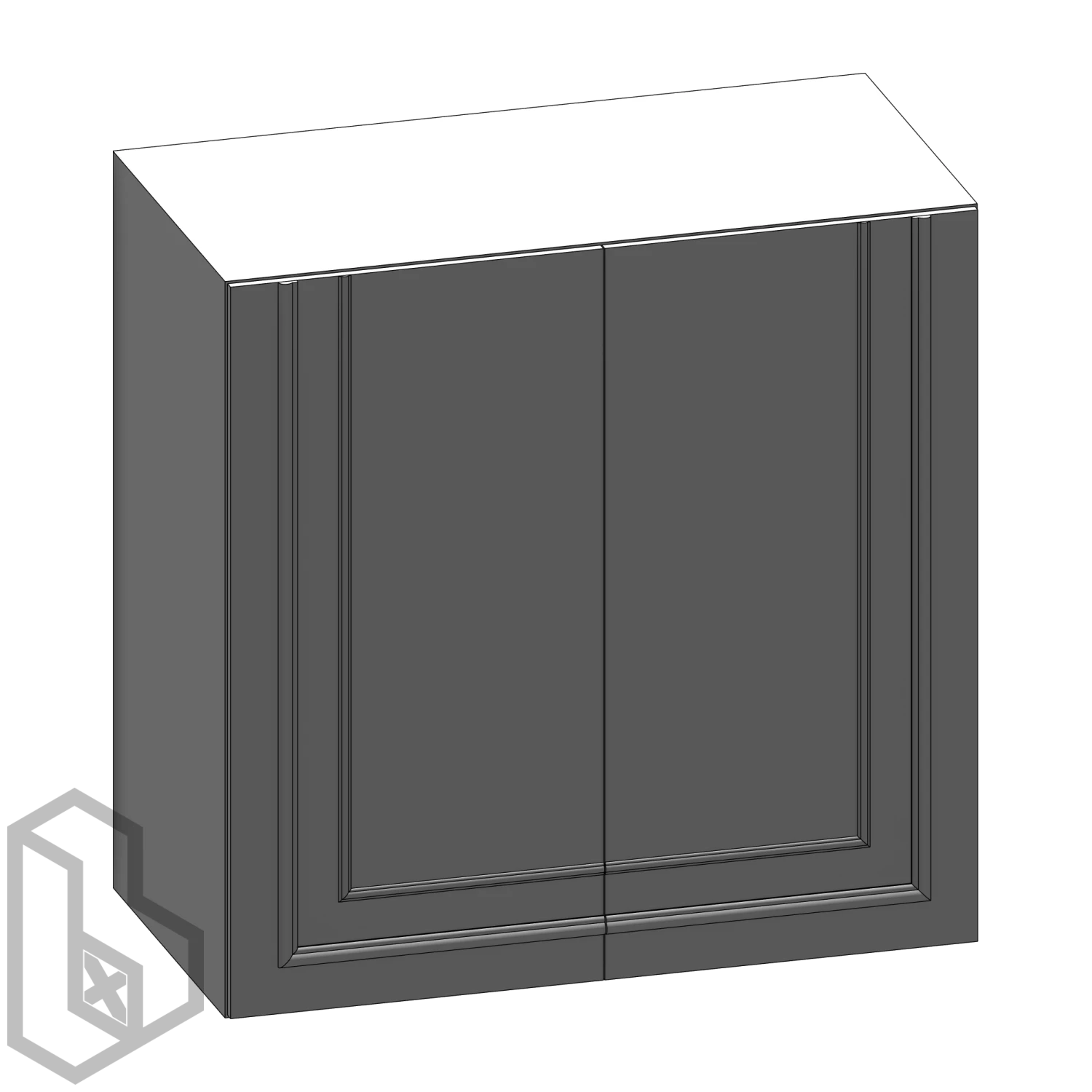 Cabinet K Top Rectangle Double B