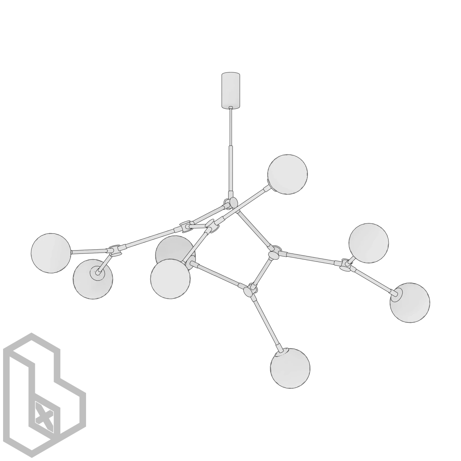 Ceiling Chandelier 30 - Image 2