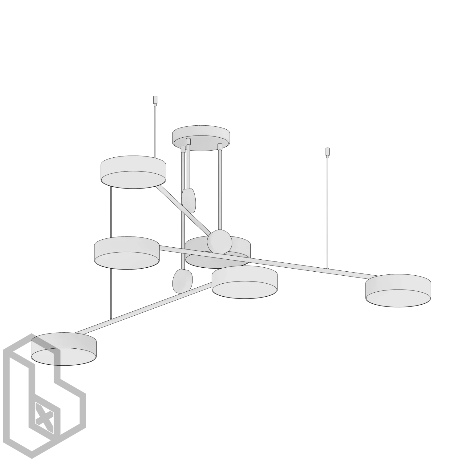 Ceiling Chandelier 36 - Image 2