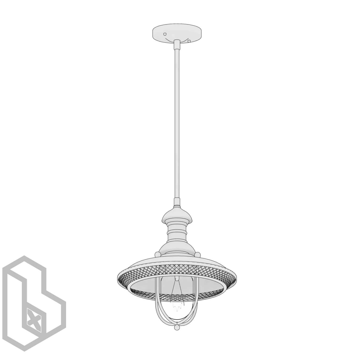 Ceiling Industrial Pendant Light 6 - Image 2