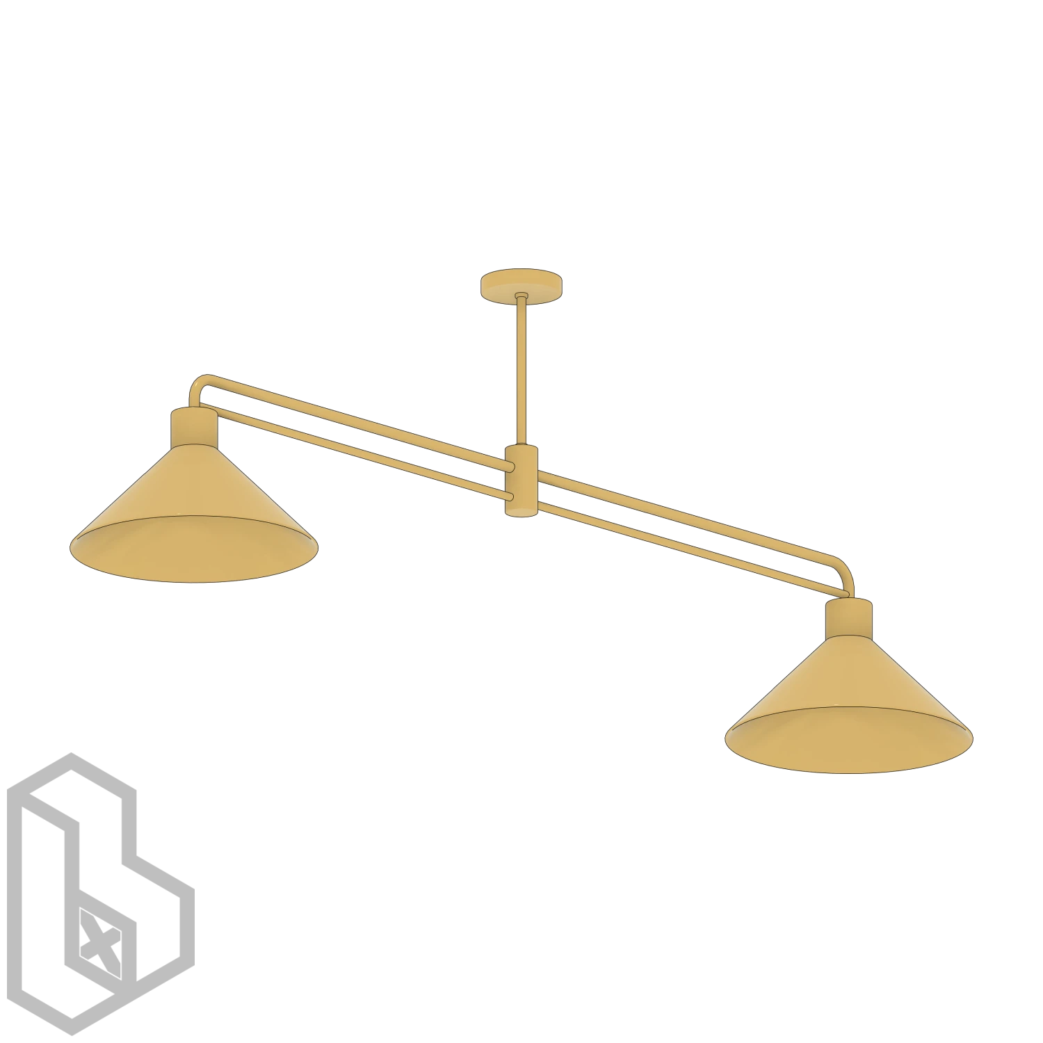 Ceiling Linear Pendant Light 1