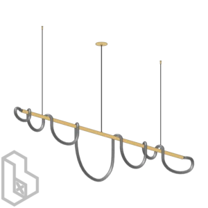 Ceiling Linear Pendant Light 11