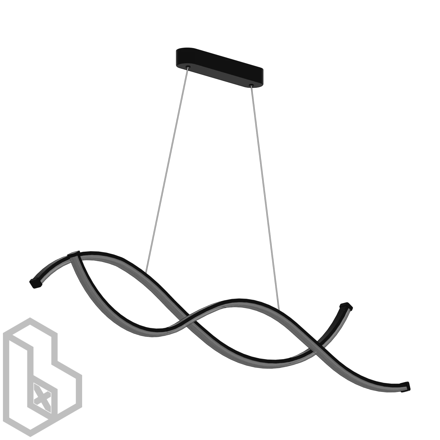 Ceiling Linear Pendant Light 3