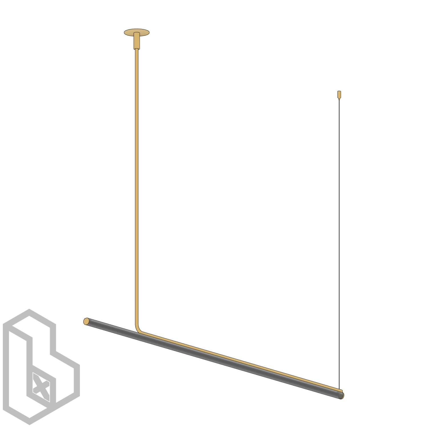 Ceiling Linear Pendant Light 7