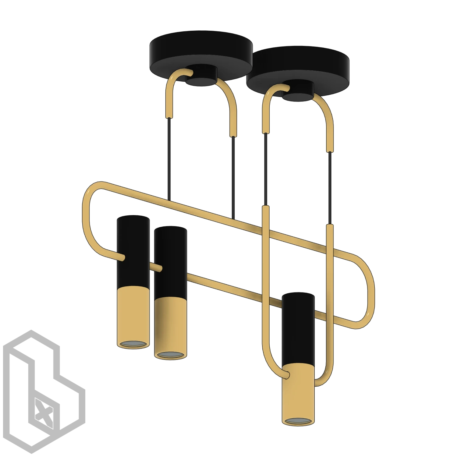 Ceiling Linear Pendant Light 8