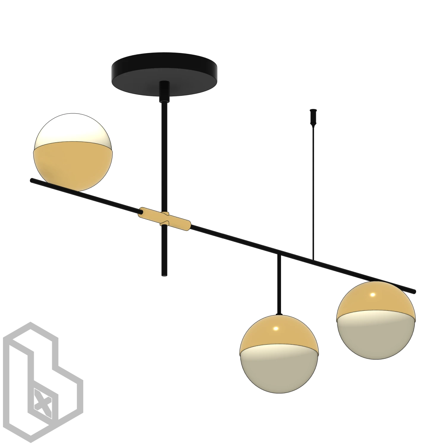 Ceiling Linear Pendant Light 9