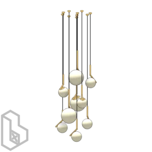 Ceiling Stair Pendant Light 2