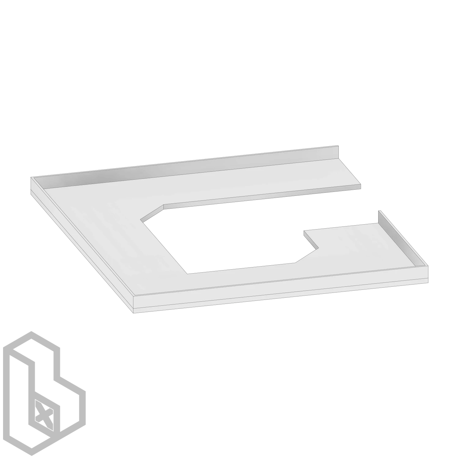 Counter Top G Shape Chamfer 3 - Image 2