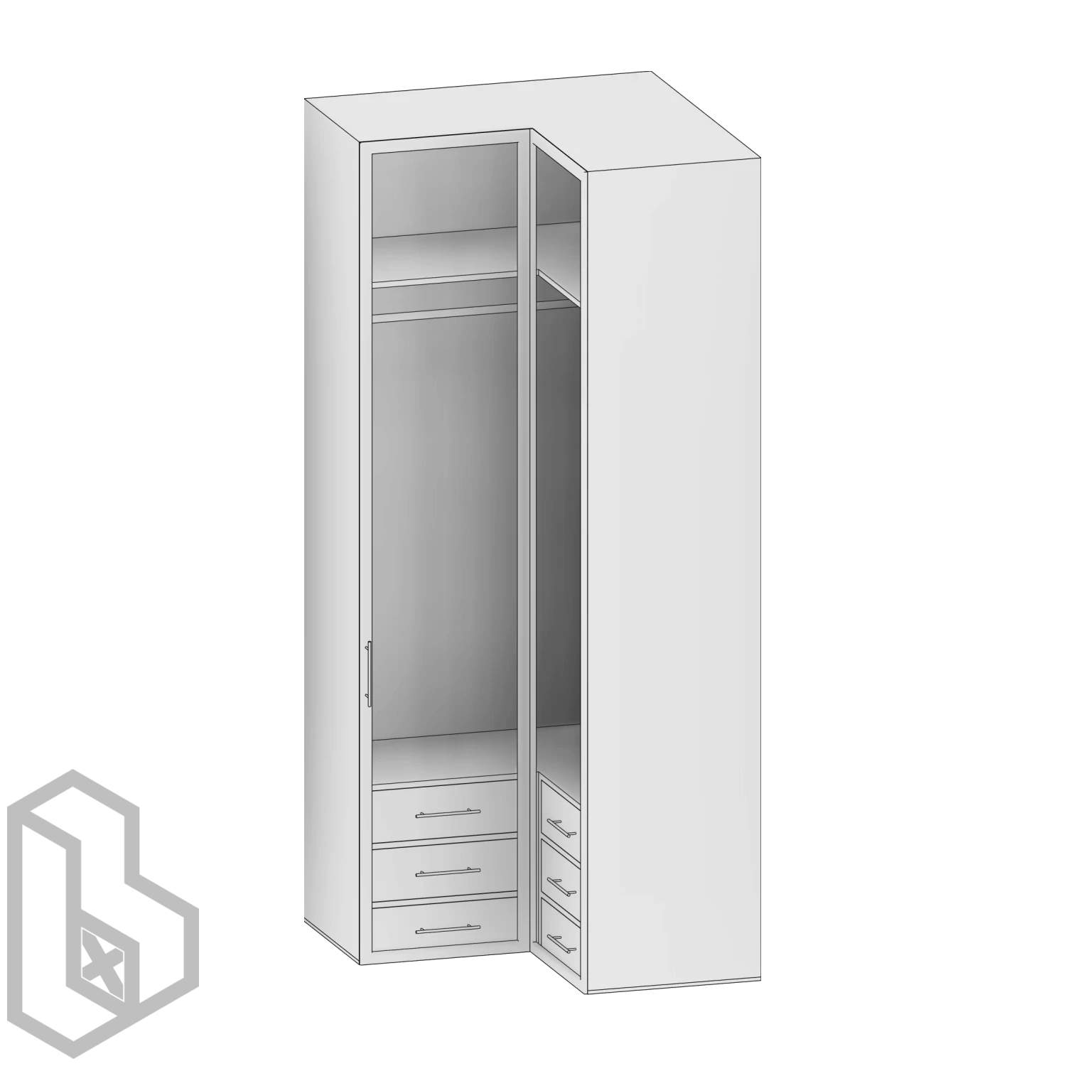 Dressing Wardrobe 6 - Image 2