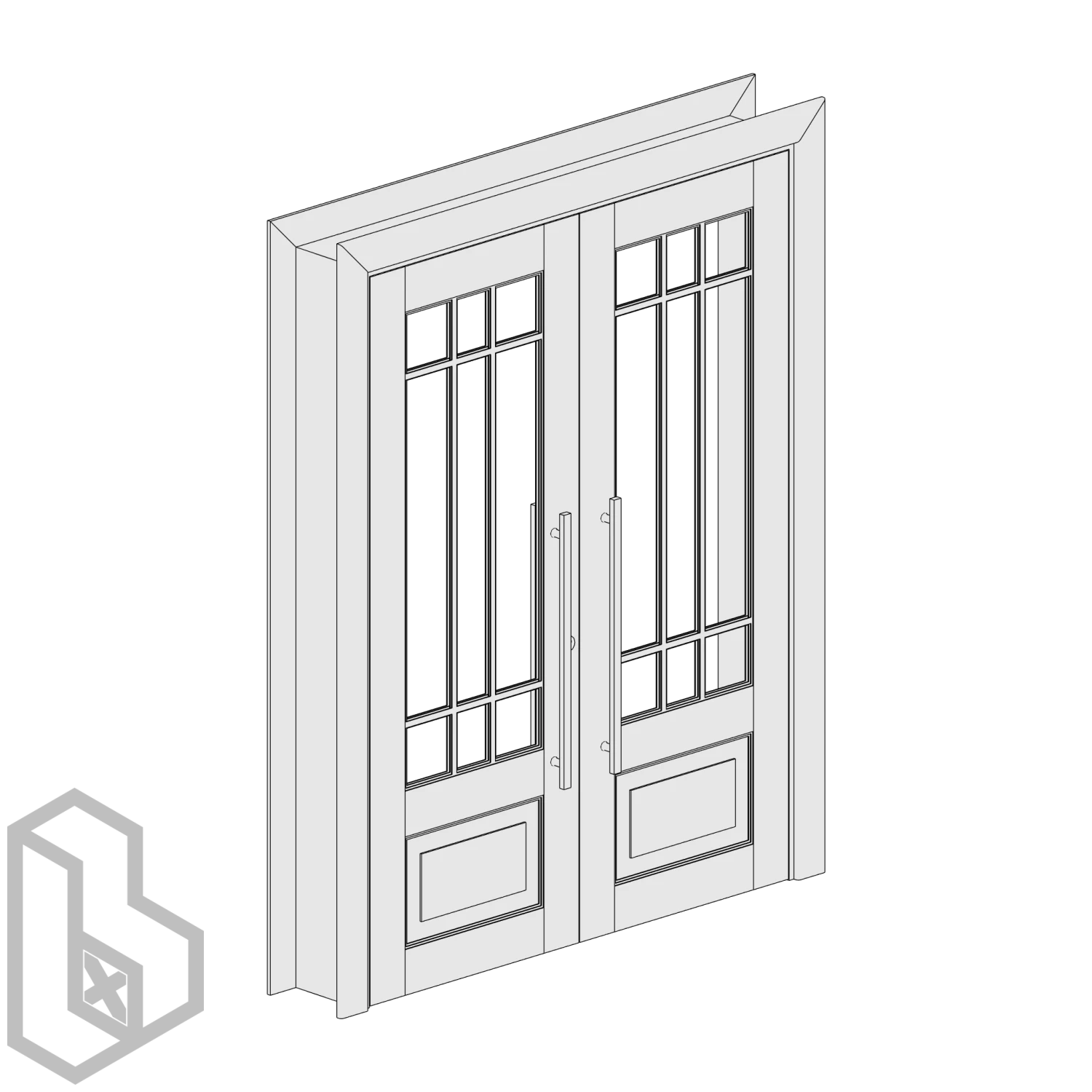 Exterior Double Door 7 - Image 2