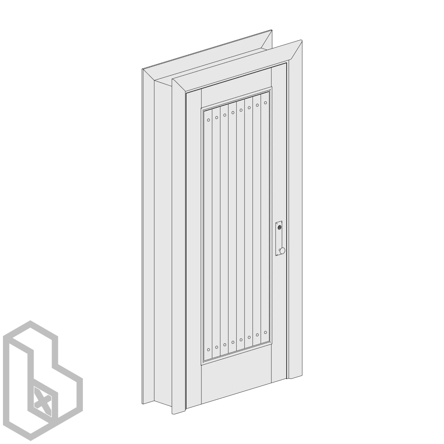Exterior Single Door 6 - Image 2