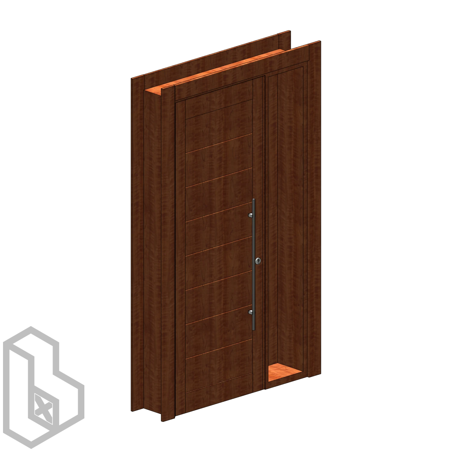 Exterior Single Side Light Door 1