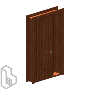 Exterior Single Side Light Door 3
