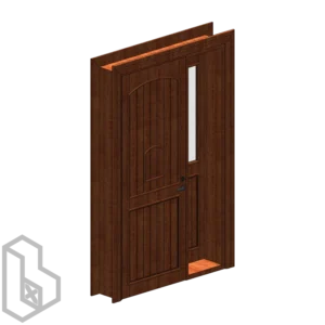 Exterior Single Side Light Door 4