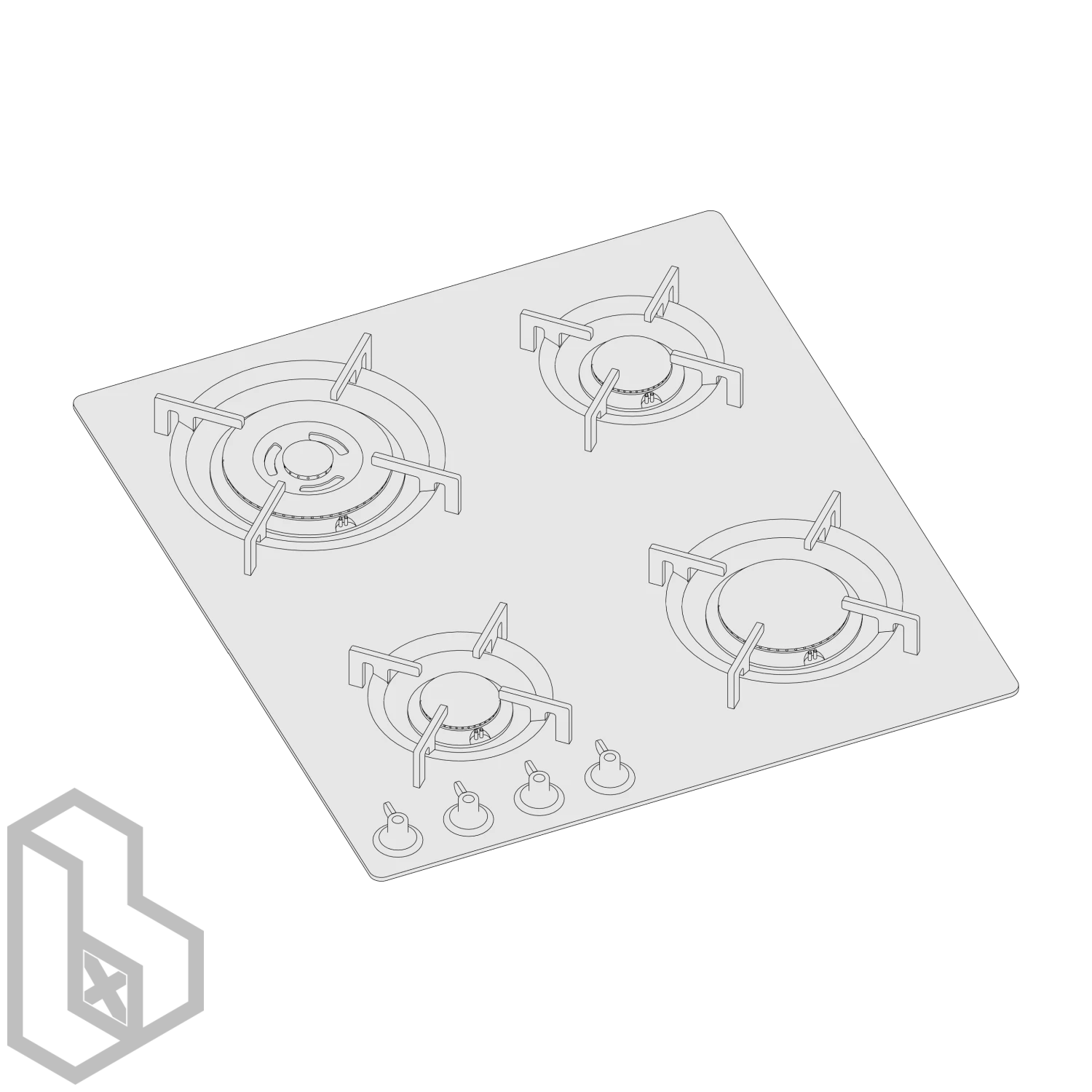 Gas Cooktop 2 - Image 2