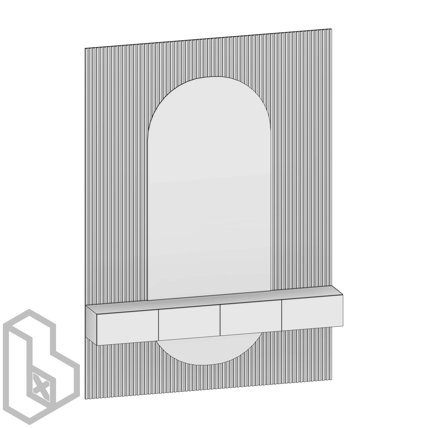 Home Entrance Cabinet 2 - Image 2