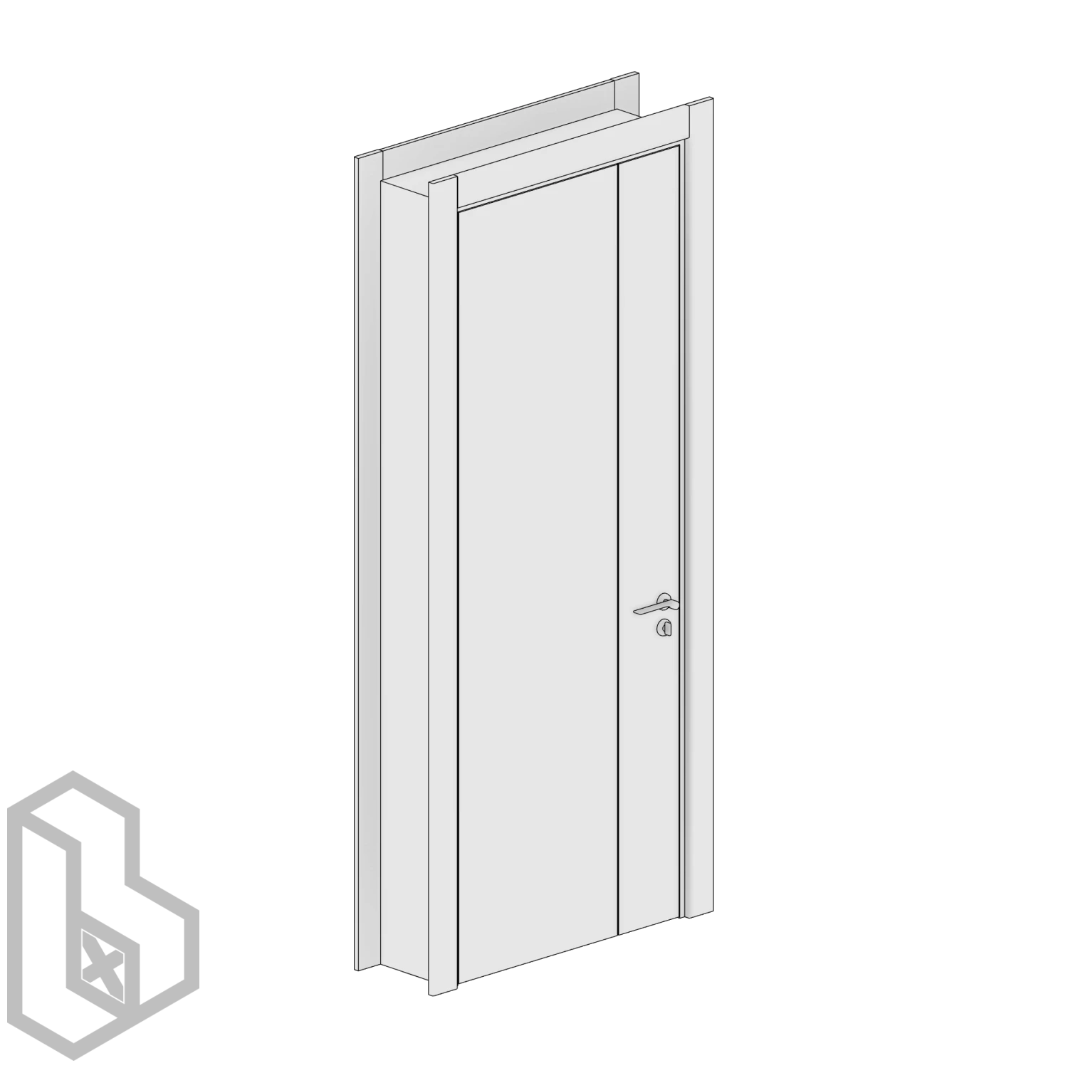 Interior Single Door 4 - Image 2