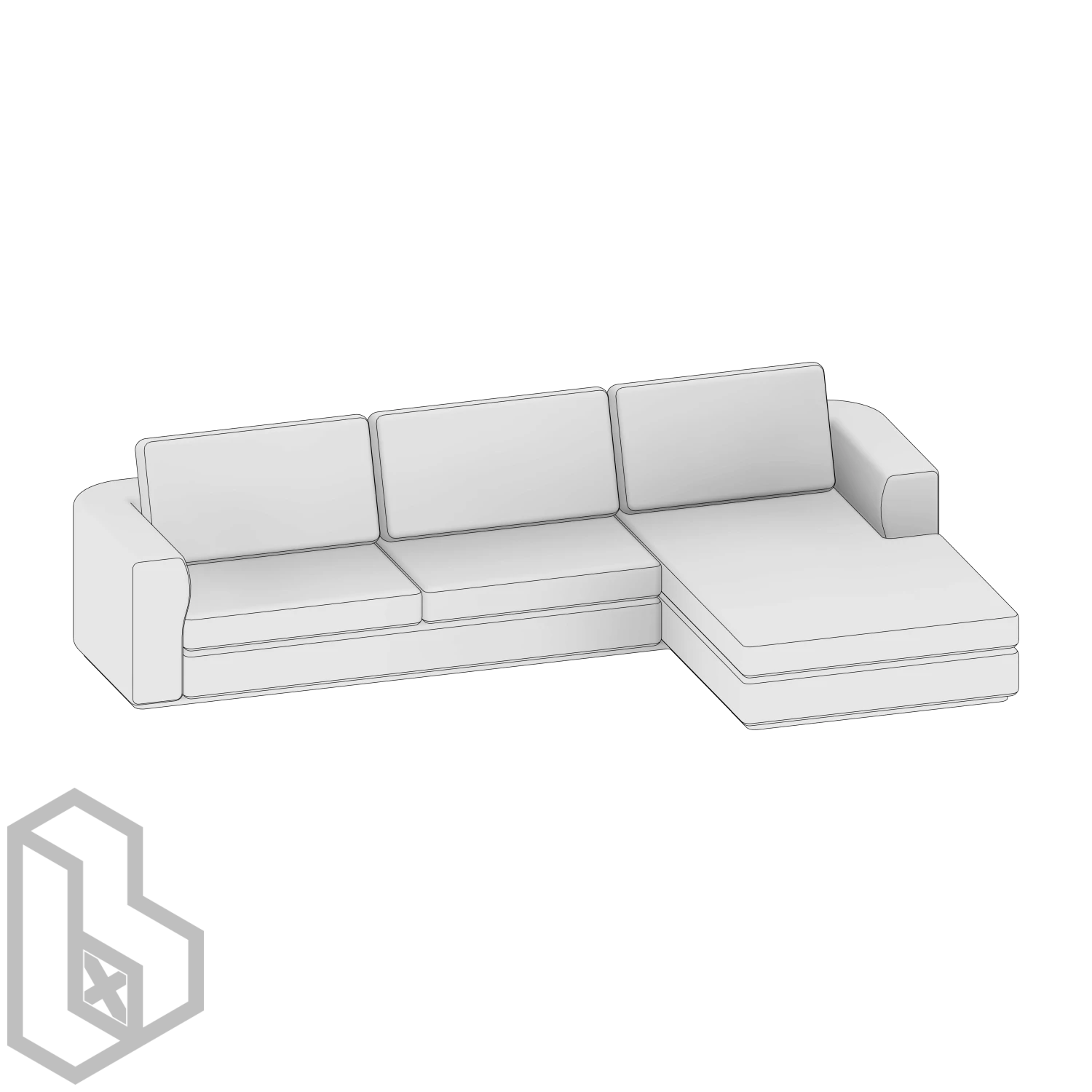 L Shape Sofa 2 - Image 2