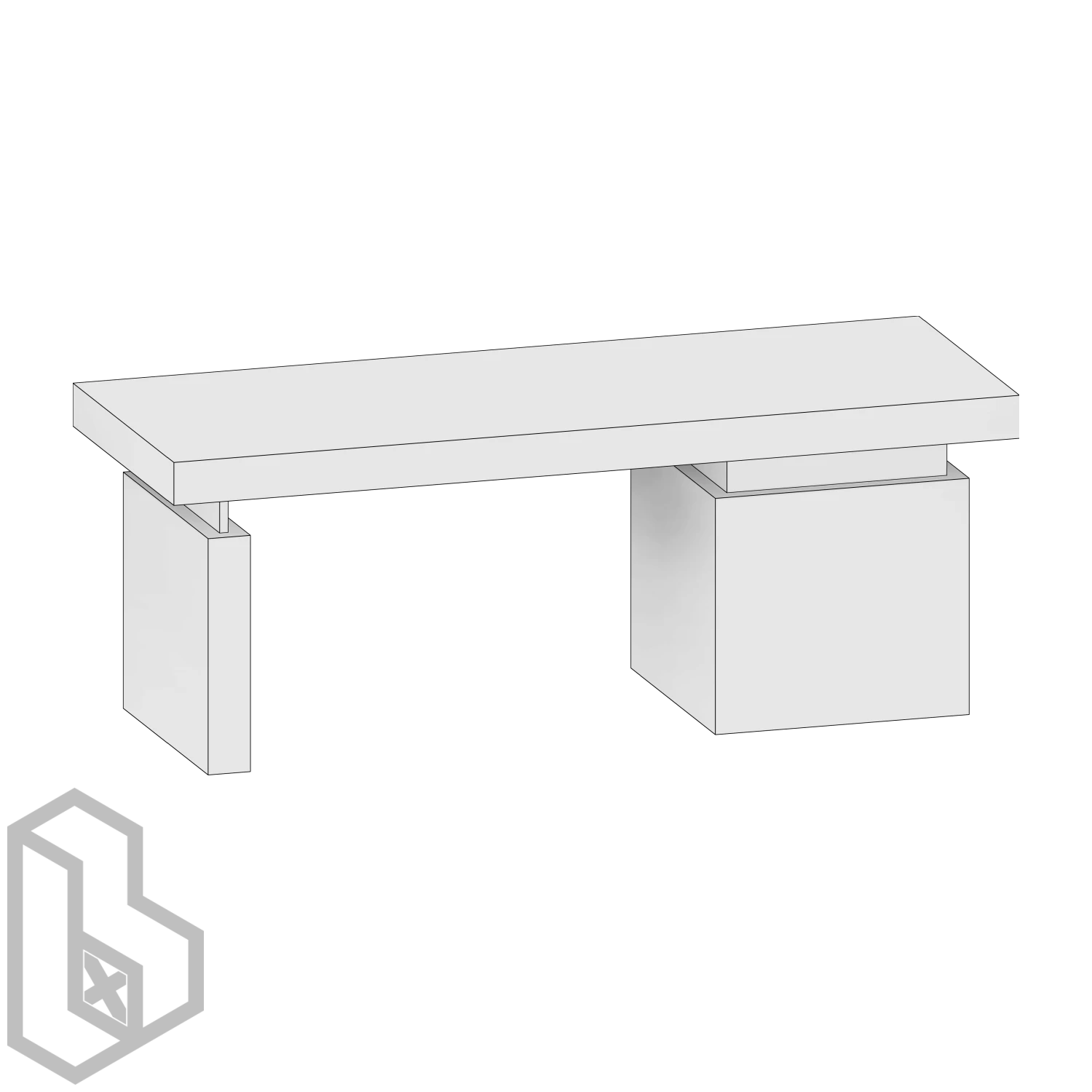 Office Desk 3 - Image 2