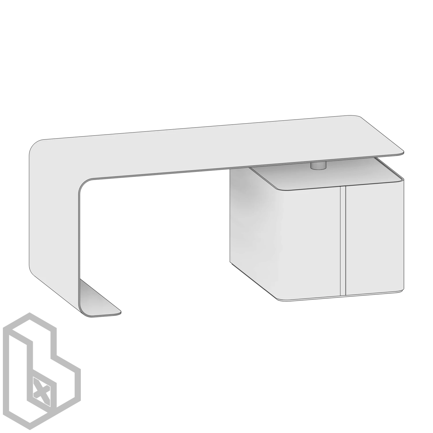 Office Desk 5 - Image 2