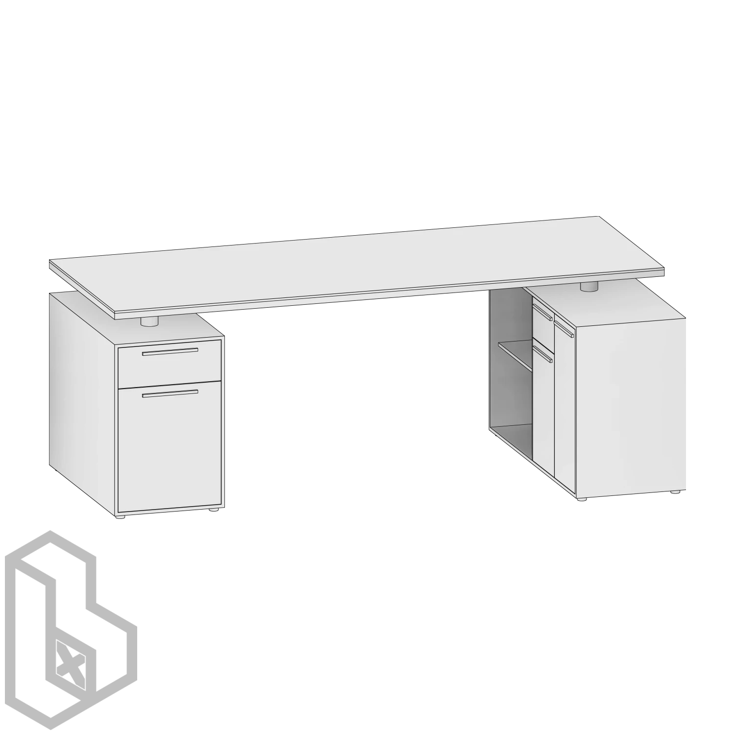 Office Desk 7 - Image 2