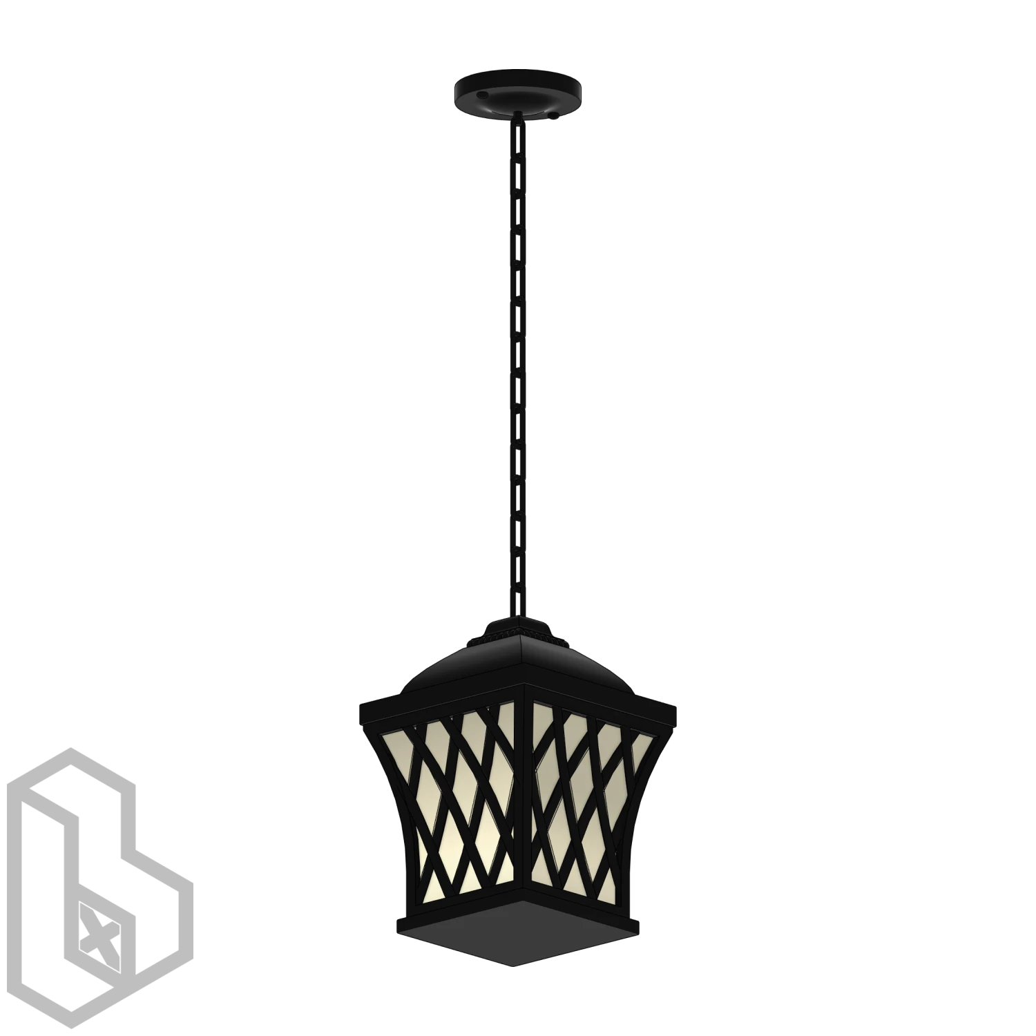Outdoor Facade Pendant Light 2