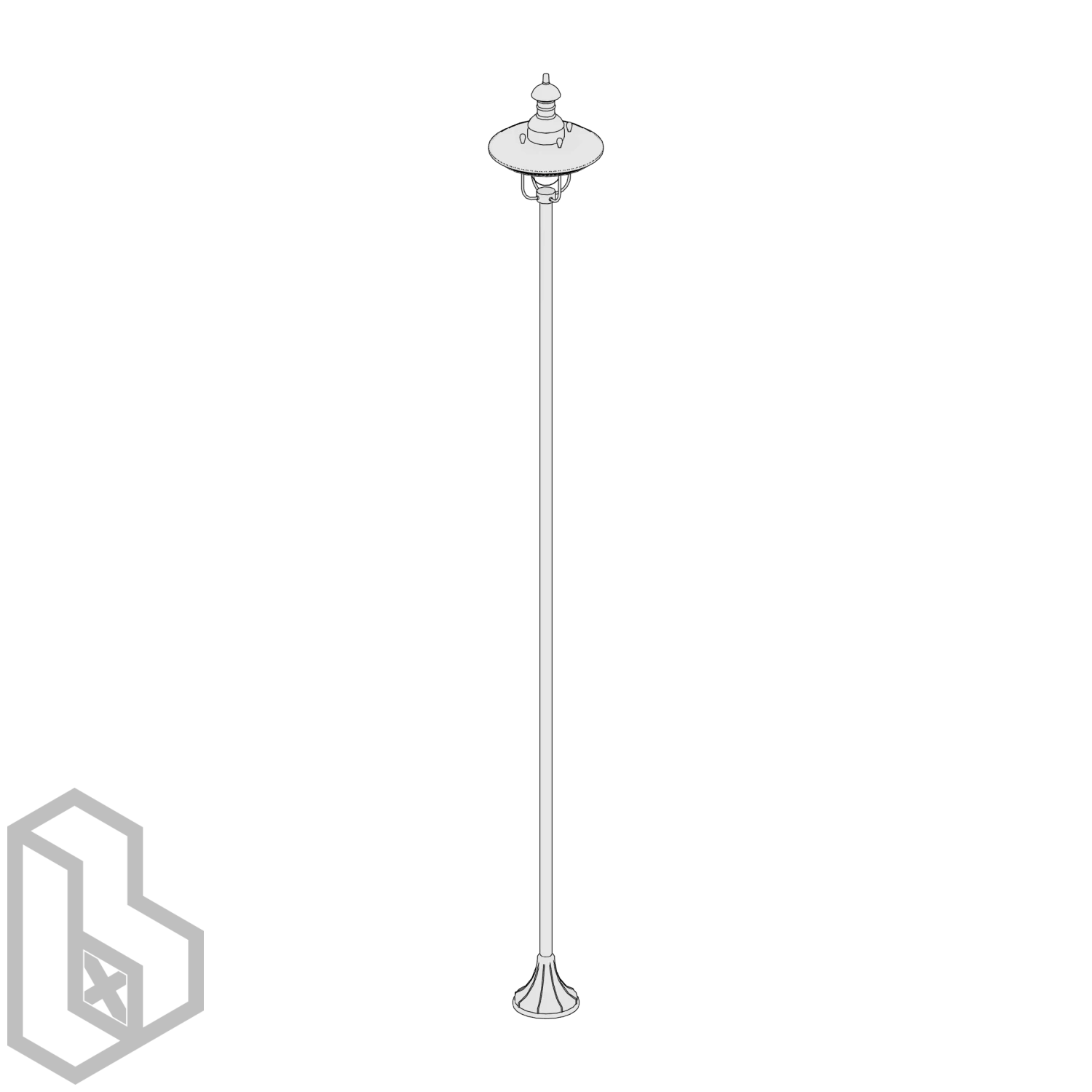 Outdoor Street Pole Light 3 - Image 2