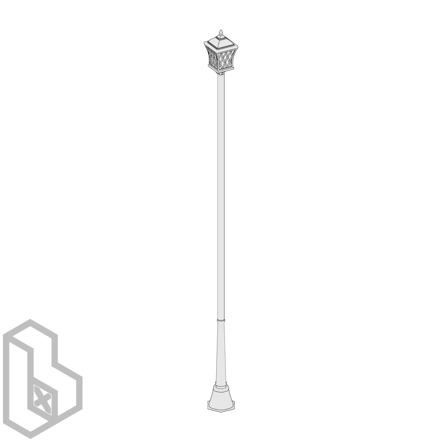 Outdoor Street Pole Light 4 - Image 2