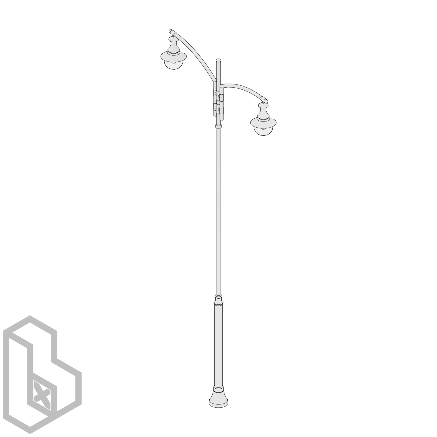 Outdoor Street Pole Light 9 - Image 2
