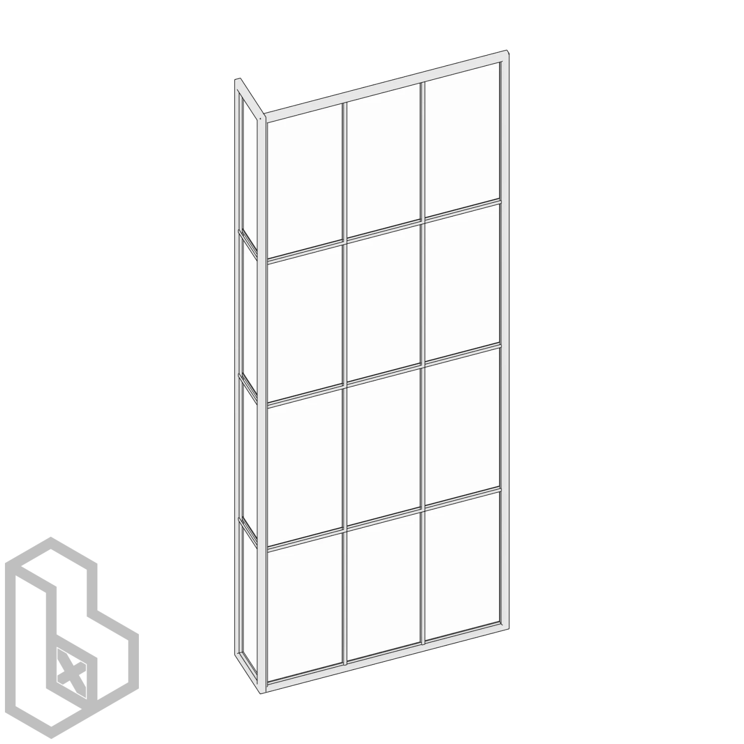 Shower Partition L 2 - Image 2