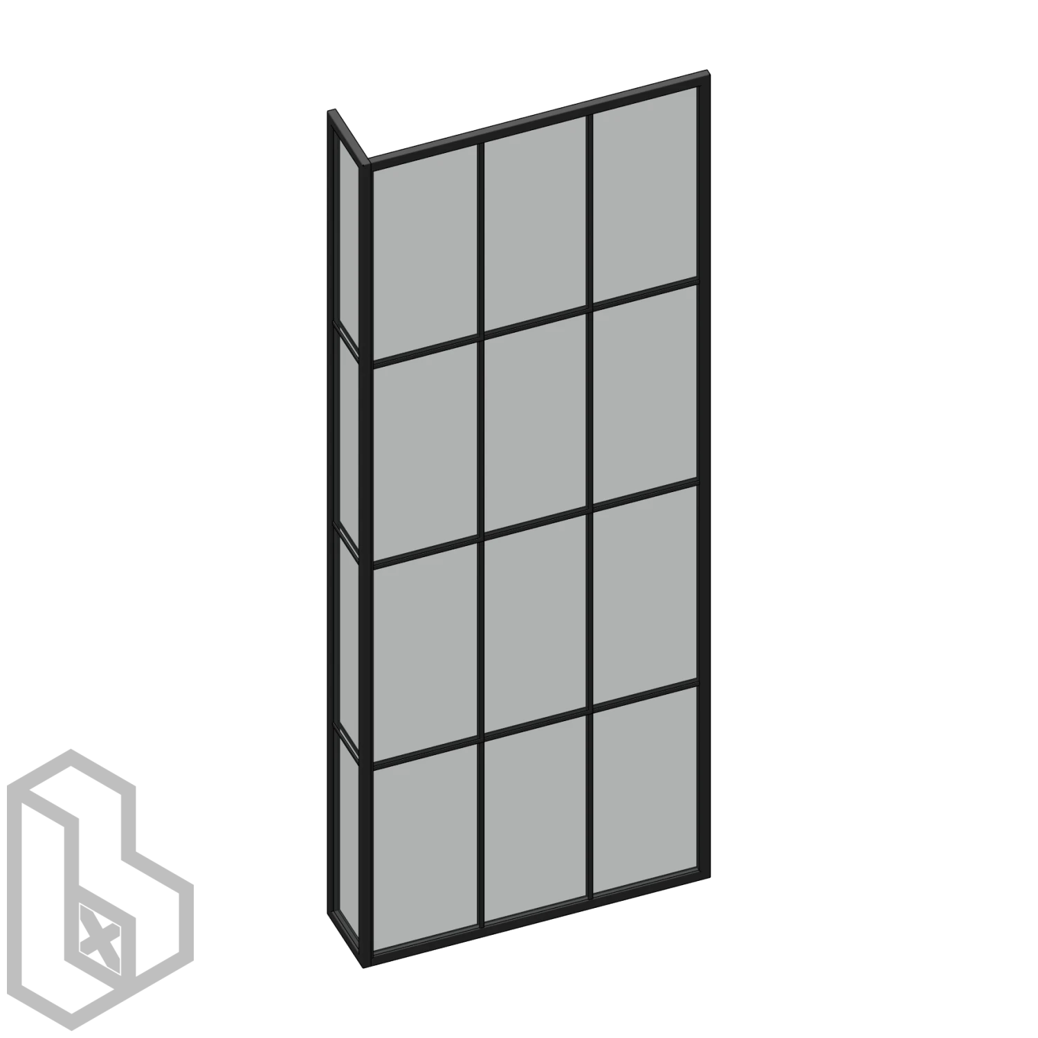 Shower Partition L 2